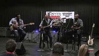Rickey Minor, Freddie Washington, and Nathan East at Bass Player LIVE! 2013