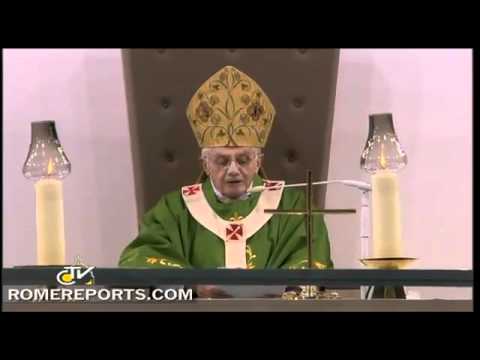 Pope's Homily  with God we can transform even the negative into love