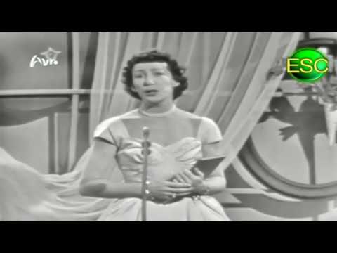 Eurovision 1958 DENMARK DINAMARCA Raquel Rastenni - Jeg Rev Et Blad Ud Af Min Dagbog - EuroFanBcn
