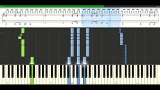 Muse - Sunburn [Piano Tutorial] Synthesia