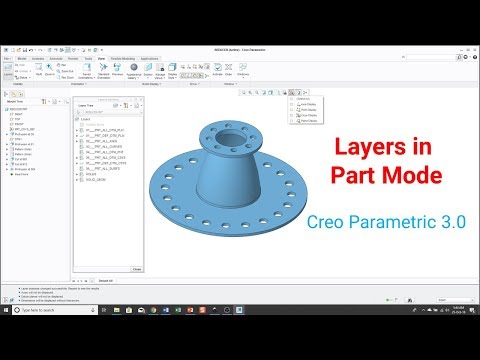 Creo Parametric - Layers in Part Mode [Creo 3.0]