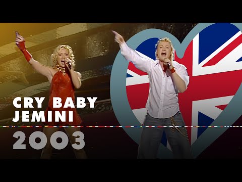 CRY BABY – JEMINI (United Kingdom 2003 - Eurovision Song Contest HD)