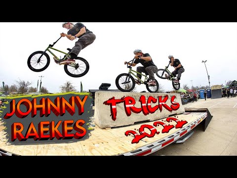 JOHNNY RAEKES INSTAGRAM COMPILATION BMX TRICKS 2022