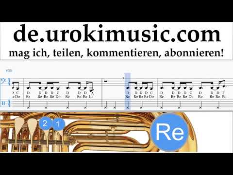 Tubaunterricht Nicky Jam ft. Will Smith - Live It Up Noten Lernen um-ih995