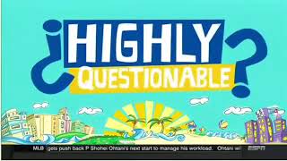Highly Questionable ESPN Today 05/24/2018