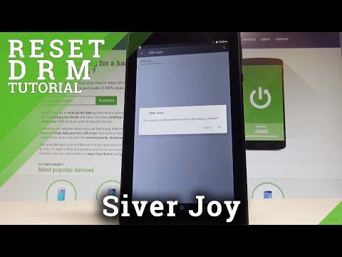 How to Reset DRM on Siver Joy - Delete Licences on Android Tablet |HardReset.Info
