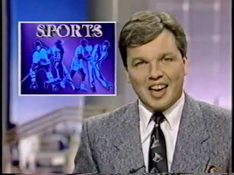 Local post-game coverage of celebrations 1989 Toronto Blue Jays winning the AL East Championships