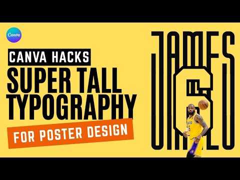 How to Create Funky Pattern Typography in Canva Each Letter a Different Design