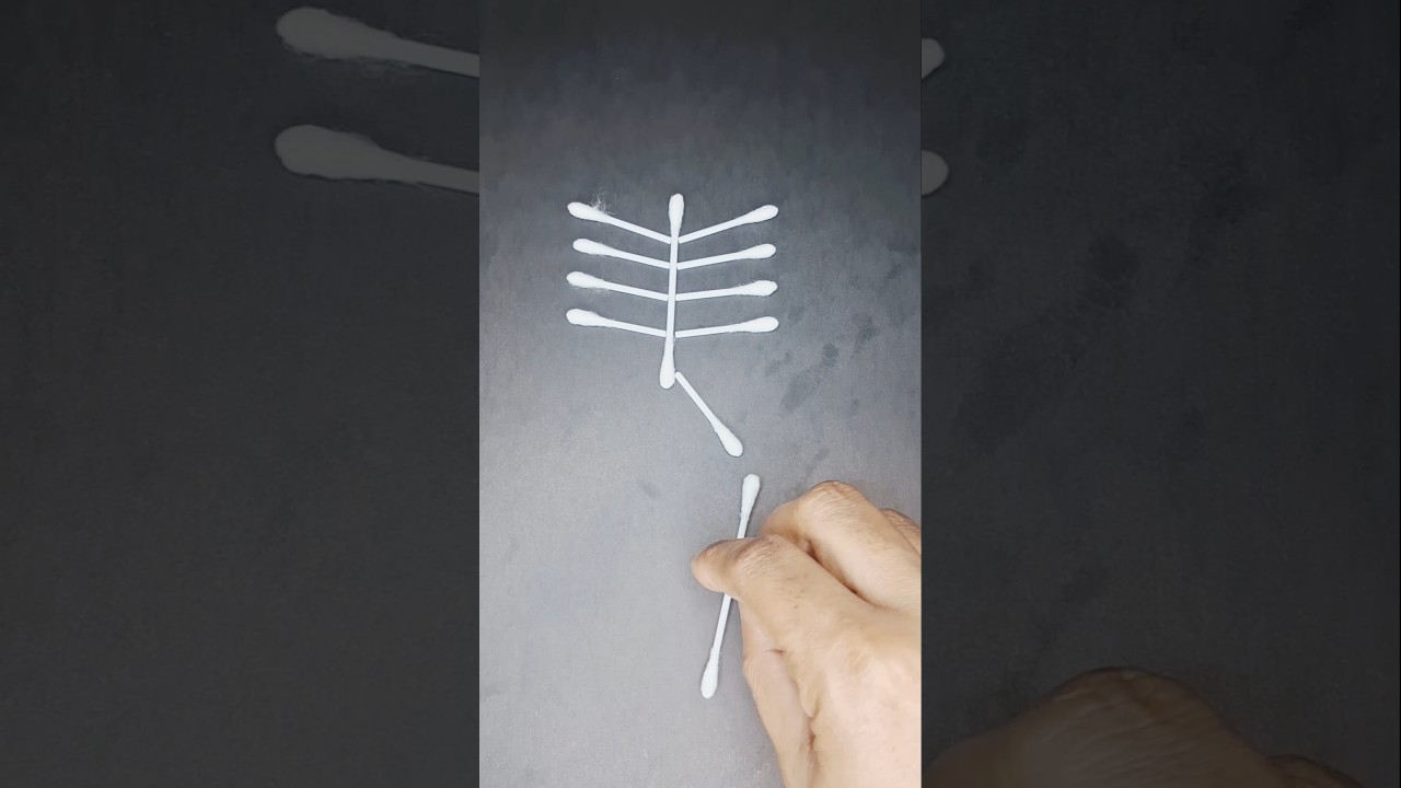 Easy and fun halloween crafts/DIY skeleton craft #shorts #halloween #craft #viral