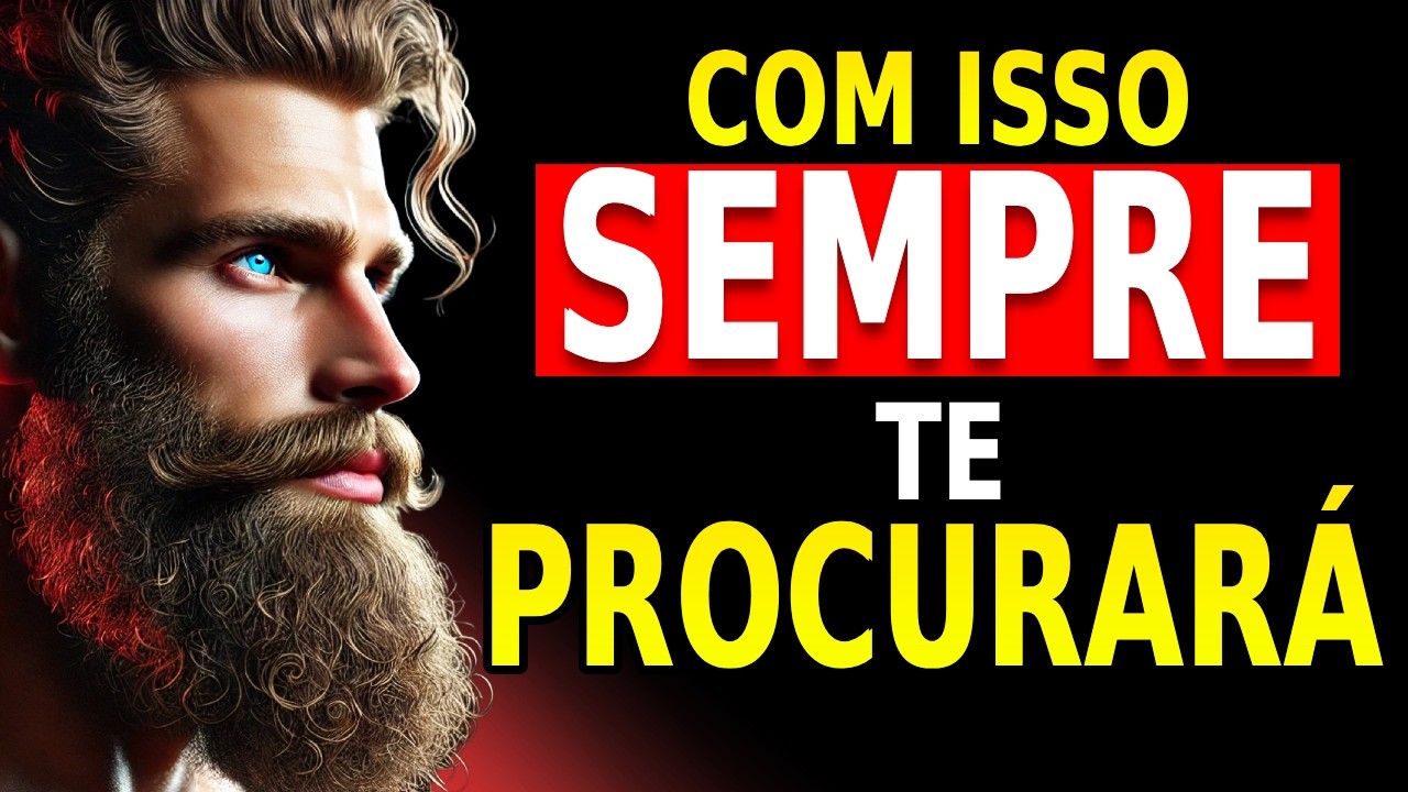 COMO CAUSAR OBSESSÃO PSICOLÓGICA EM UM HOMEM? ELE NUNCA VAI QUERER IR EMBORA | ESTOICISMO