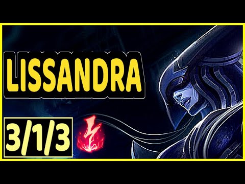 LISSANDRA VS ORIANNA - 3/1/3 KDA MID GAMEPLAY