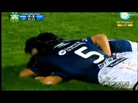 B Nacional 2011/12 - Gol de Gimnasia a Atletico Tucuman (3-2)