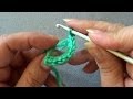 Вязание крючком. Скользящая петля 