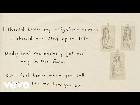 Lucy Dacus - Modigliani (Lyric Video)