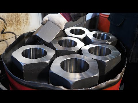 Forging Giant Bolts for Industrial Construction