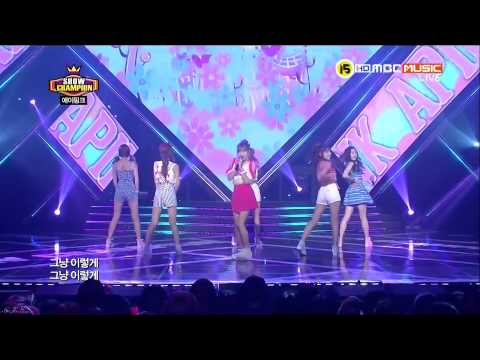 [130710] Apink   VCR + Lovely Day + NoNoNo  MBC music Show Champion