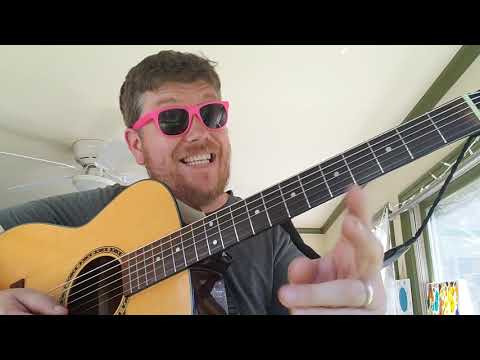 How To Play The Banjo Beat Ricky Desktop // easy guitar tutorial beginner lesson