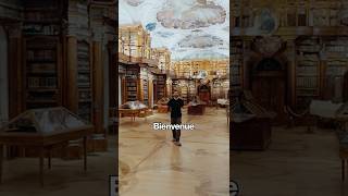 La plus belle bibliothèque au monde #merveille #suisse #unesco #beautiful #histoire