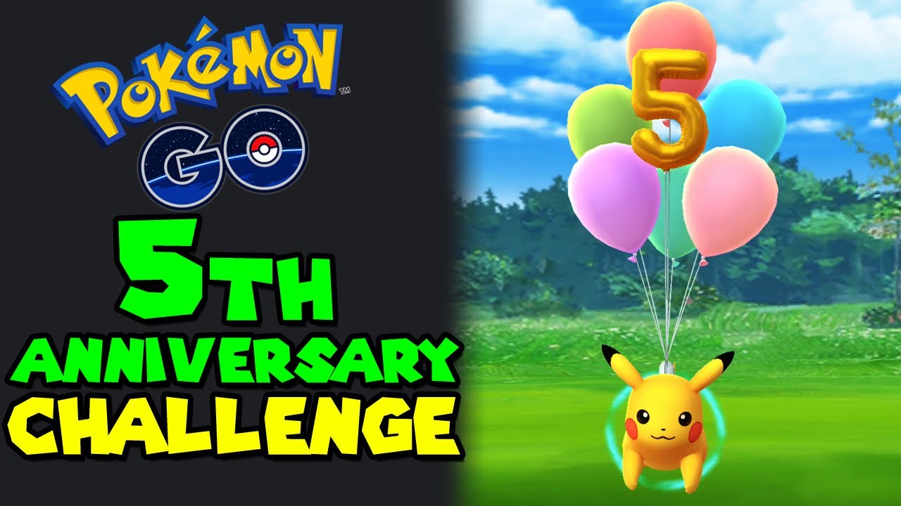 5TH ANNIVERSARY COLLECTION CHALLENGE in Pokemon Go