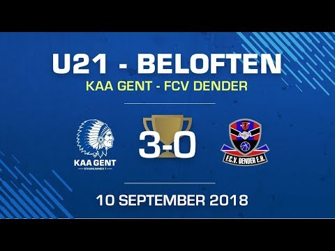 🐺U21 beker: KAA Gent - FCV Dender: 3-0