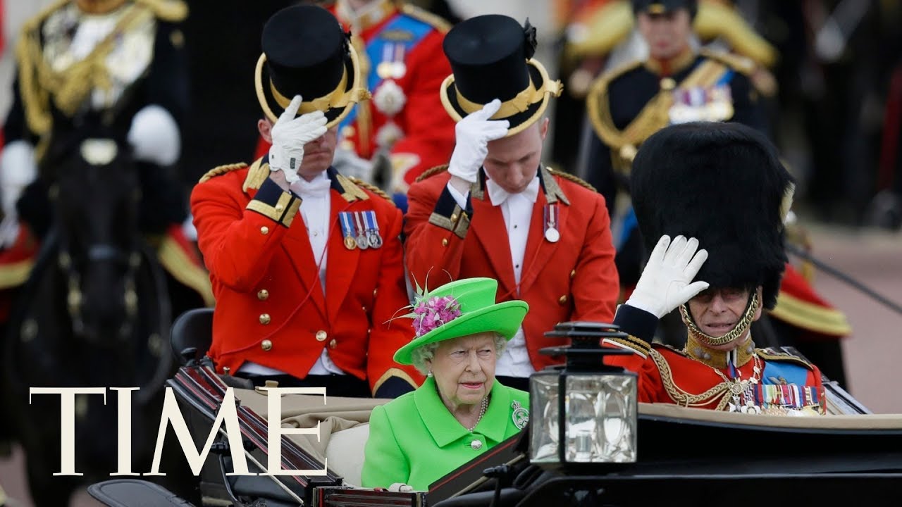 Trooping The Colour Parade To Mark The Queen's Official Birthday & Other Celebrations | TIME thumnail
