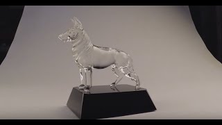 Dog Figurines by Custom Glass Etching 2014