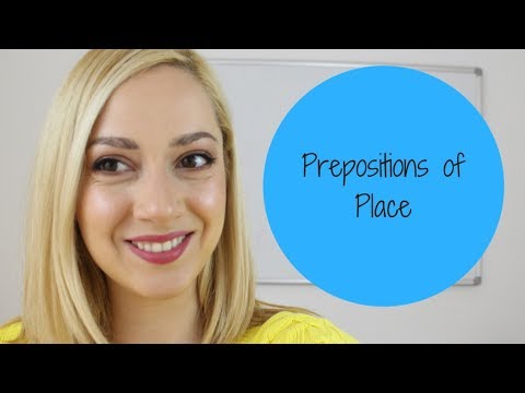 Prepositions of place || Predlozi za mesto