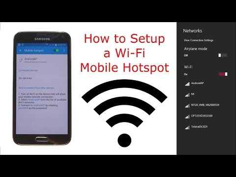 How to Setup a Wi-Fi Mobile Hotspot