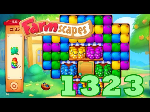 Farmscapes Level 1323 HD Gameplay Walkthrough | 3 - match game | android | ios | pc | GameGo Game