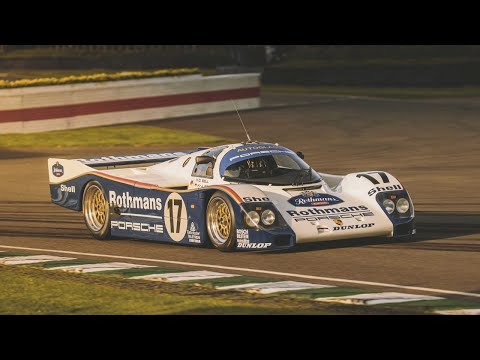 Driving a Le Mans-winning Porsche 962 at Goodwood