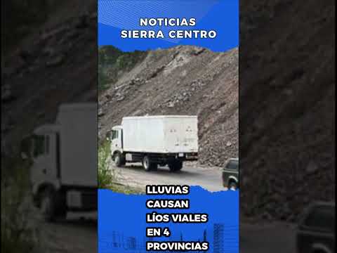 🚨 Alerta en la Sierra y Amazonía: derrumbes y daños en carreteras