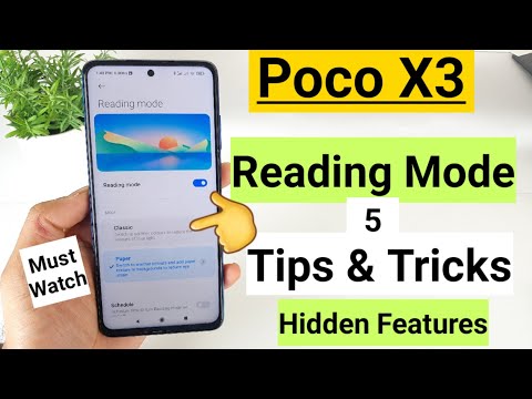 Poco x3 tips and tricks in reading mode hidden features