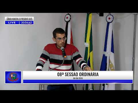 TV CÂMARA PRESIDENTE ALVES - 08ª SESSÃO ORDINÁRIA