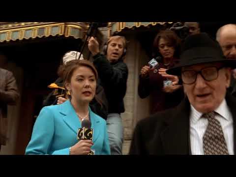 The Sopranos - Junior falls nine... no, seven steps.