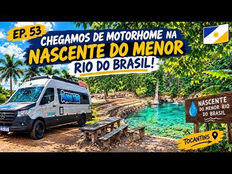 VOCÊ JÁ VIU UM RIO COM ÁGUAS TÃO AZUIS E CRISTALINAS?