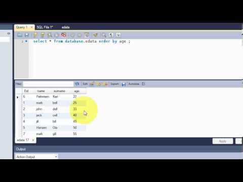 Learn Beginners MYSQL Database Tutorial 7 SQL ORDER BY Keyword ...