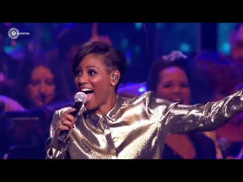 Edsilia Rombley and Ruth Jacott at Dutch ESC national preselection 1998 (with Linda de Mol)