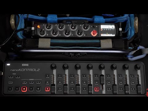 How to setup the KORG nanoKontrol2 with the Mixpre10II