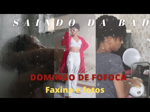 VLOG|ROTINA DE DOMINGO SAINDO DA BAD,tpm,fofoca,e faxina
