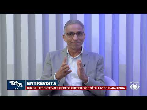 Entrevista com Prefeito de São Luiz do Paraitinga - Alex Torres.  BRASIL URGENTE VALE