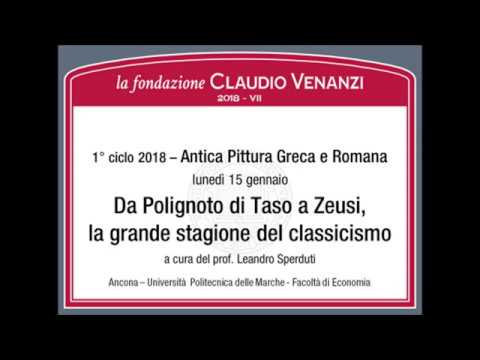 2018-01-15 Da Polignoto di Taso a Zeusi - La Fondazione Claudio Venanzi