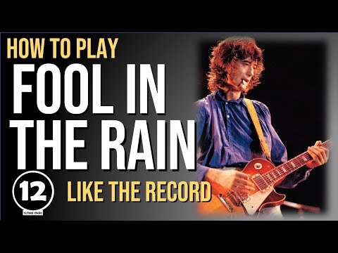 Fool in the Rain - Led Zeppelin | Guitar Lesson