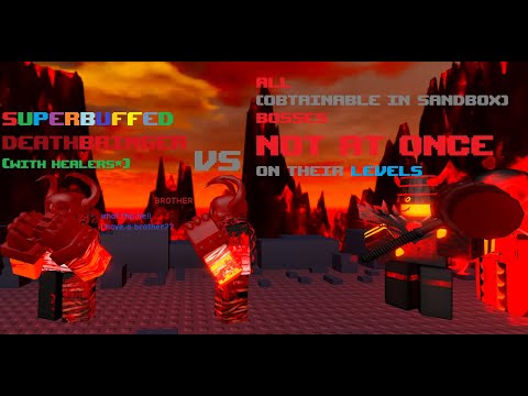 Superbuffed Deathbringer Vs Chapter 1,2 and 3 Bosses Normal and Tumore Mode 3* | The Battle Bricks