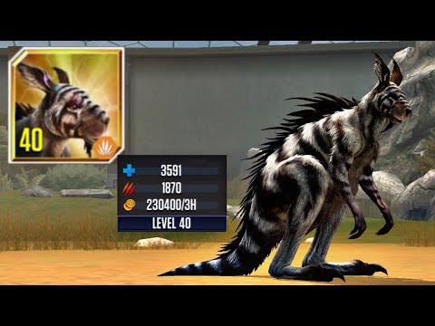 PROCOPTODON Max Level 40 - Jurassic World The Game