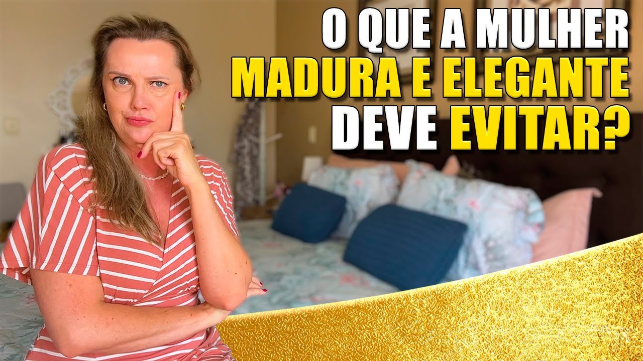 MULHER MADURA E ELEGANTE | Moda
