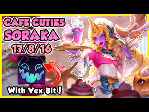 🥐 START YOUR OWN CAFE WITH CAFE CUTIES SORAKA ❤️ | Erick Dota PBE Skin Showcase