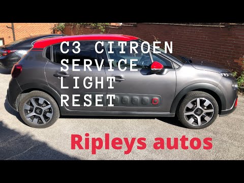 citroen c3 service light  reset 2020 2021