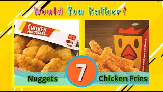 Would you Rather? 🍔 Fast Food Edition | Yummy Brain Break | Fast Food Workout | PhonicsMan Fitness