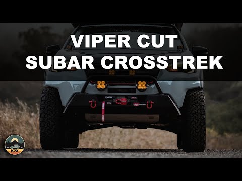Subaru Crosstrek Viper Style Front Bumper Cut!