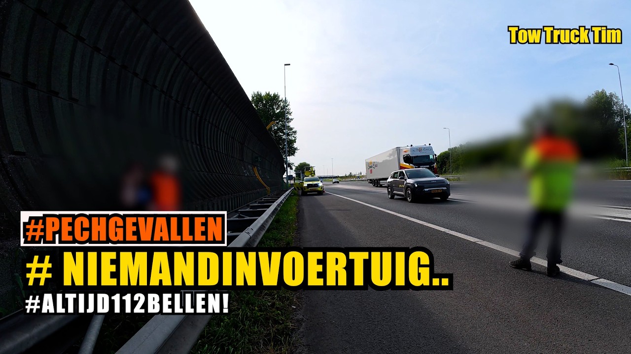 Er staat niemand bij het voertuig.. #PECHGEVALLEN
